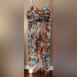 Bloomingdale's Strapless Multicolor Dress